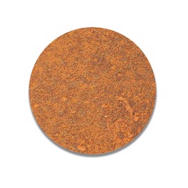 Plaque ronde en acier corten